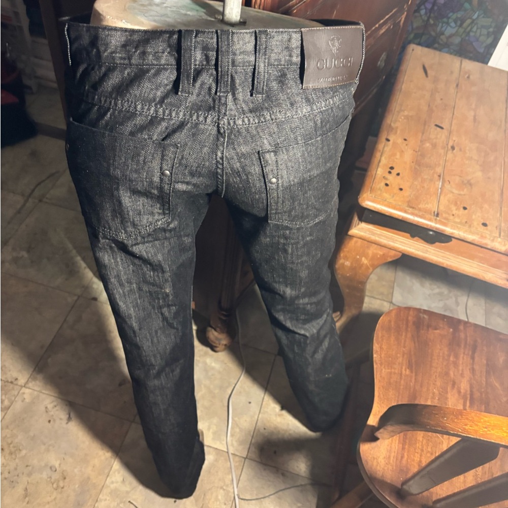 Gucci Black Unisex Jeans